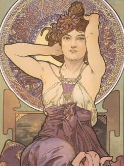 Alfons Maria Mucha „Ametyst”