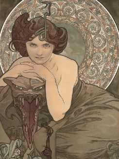 Alfons Maria Mucha „Szmaragd”