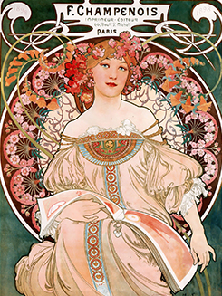 Alfons Maria Mucha „Zaduma”