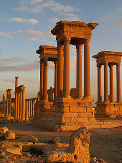Ruiny starożytnego miasta Palmyra, Syria