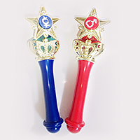 Pretty Soldier Transformation Sticks: red & blue